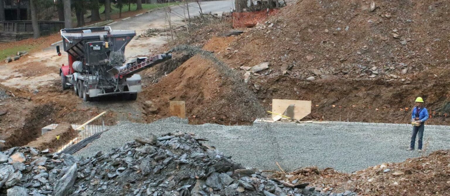 Stone Slinger Weiler's Concrete Pumping